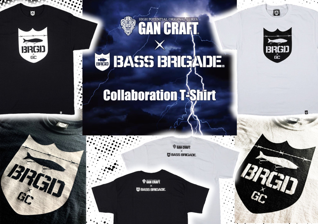 激レア】bass brigade × gan craft 限定コラボTシャツ-