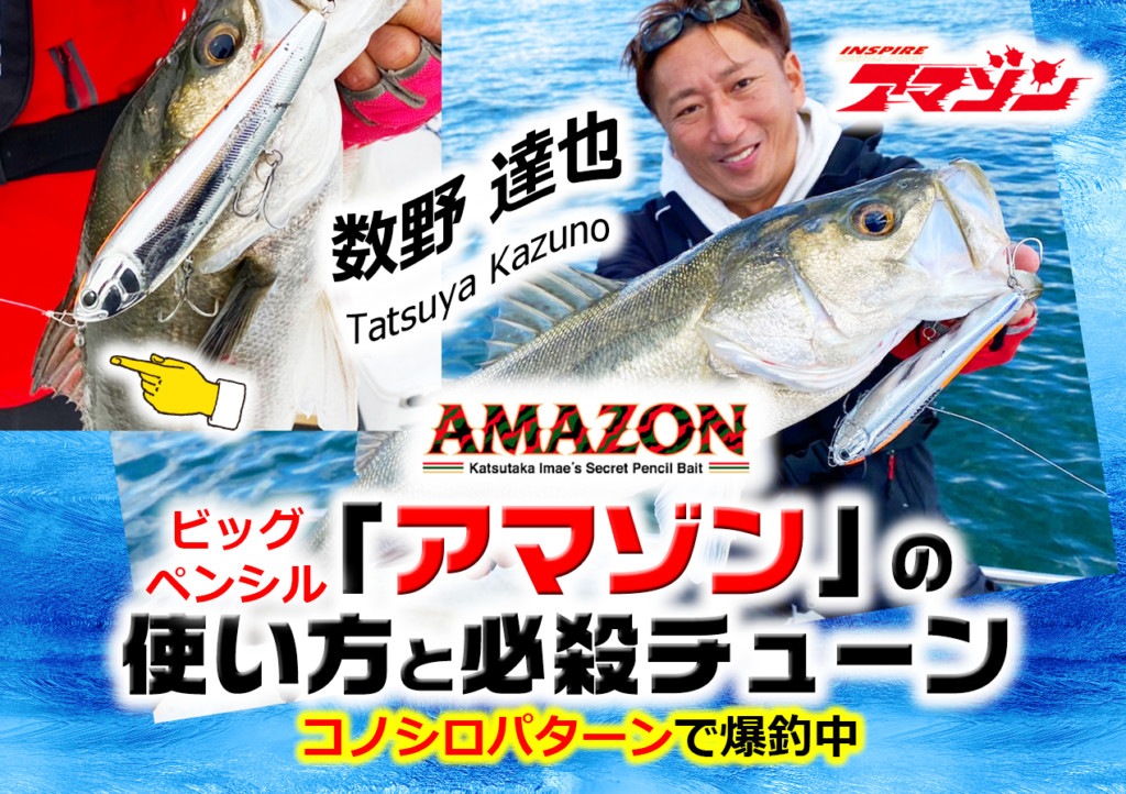 大人気!! アマゾンペンシル(アマペン)セット シーバス コノシロ