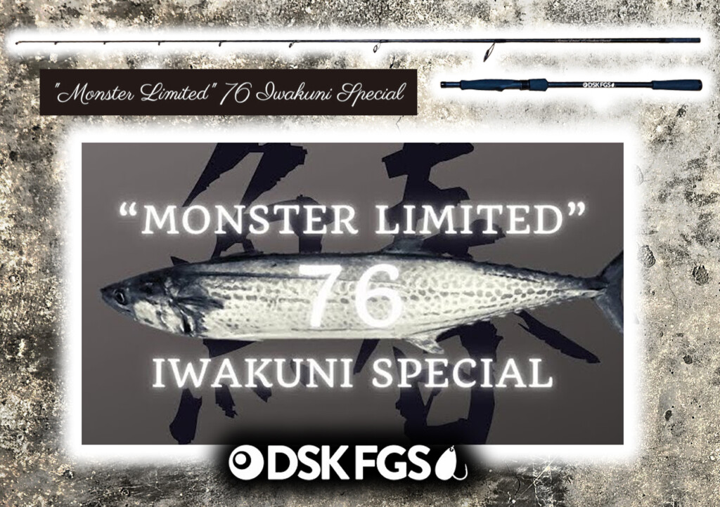 【超美品】DSK モンスターリミテッド　76岩国スペシャル　monster limited 76 iwakuni special ライトジギング　SLJ 岩国沖　サワラ