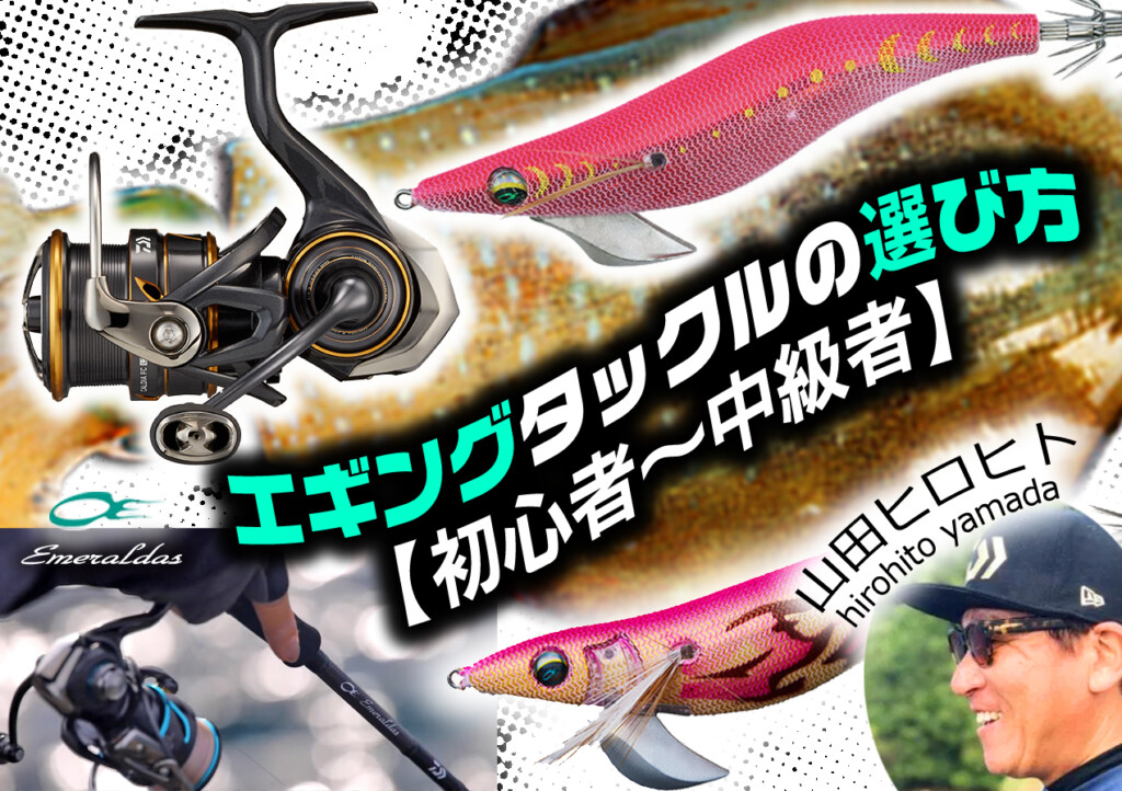 エギングタックルの選び方【初心者～中級者】山田ヒロヒトが超解説【秋エギング・オススメロッド・リール・ライン】 |  釣りの総合ニュースサイト「LureNewsR（ルアーニュース アール）」
