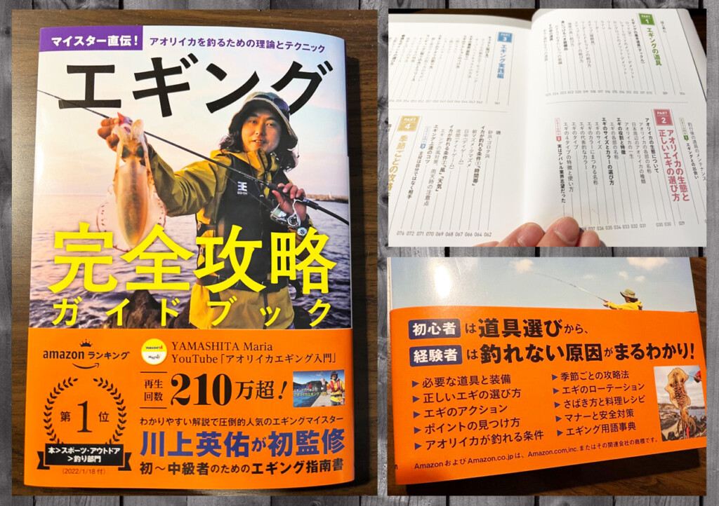 【あえて「書籍」の意味】ヤマシタ川上英佑初監修！「エギング